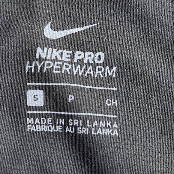 Nike Pro HyperWarm Velour Leggings Womens Size Small Athletic Compression Pants - Picture 4 of 9